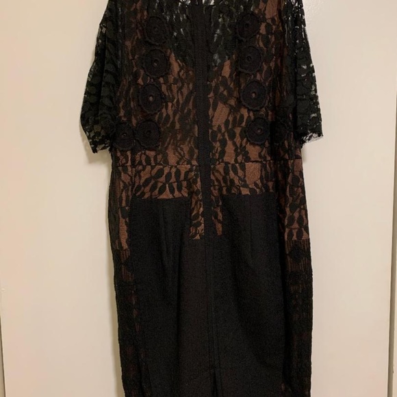 Byron Lars Carissima Sheath Dress Size 16 - Picture 5 of 6